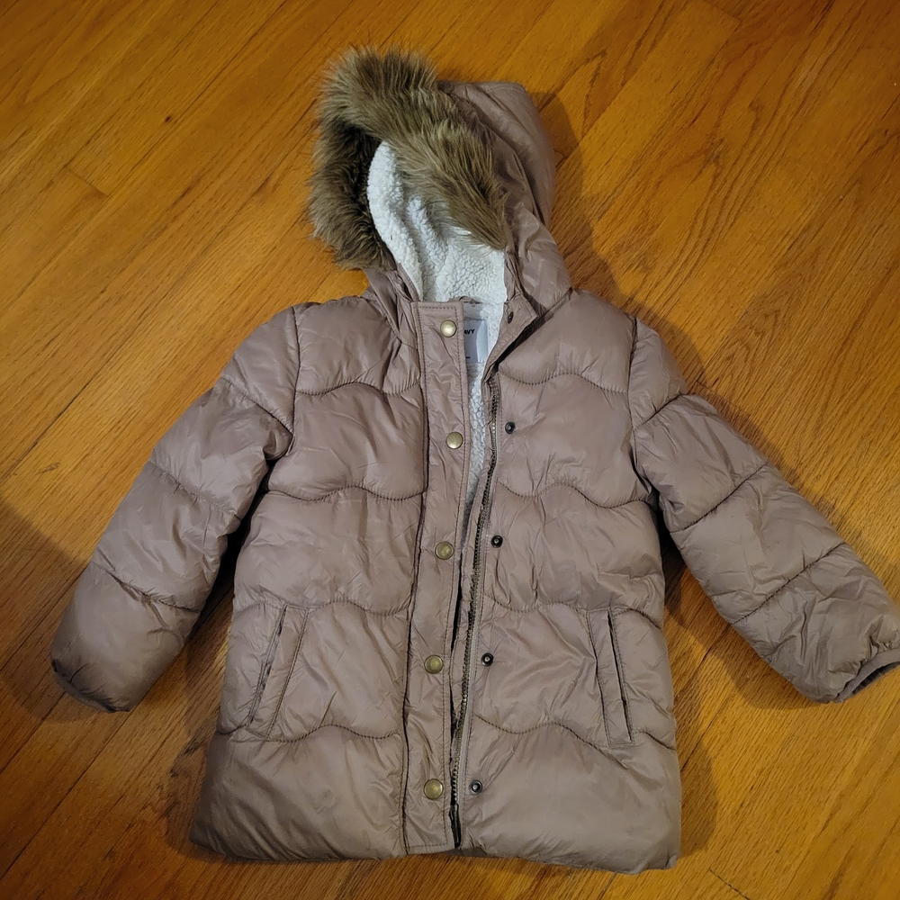 Old Navy Kids Puffer Jacket in Brown